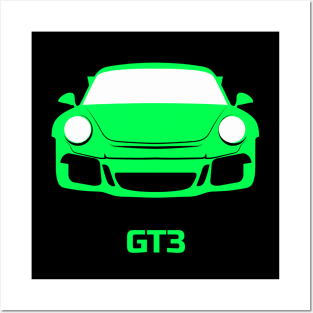 Porsche 911 GT3 Lizard Green PTS Posters and Art